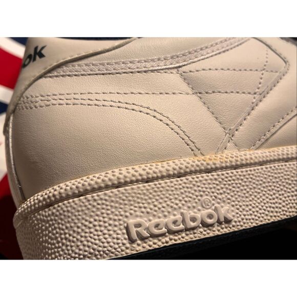 Reebok White Sneakers Club C Classic Men Size 81/2 main image 4